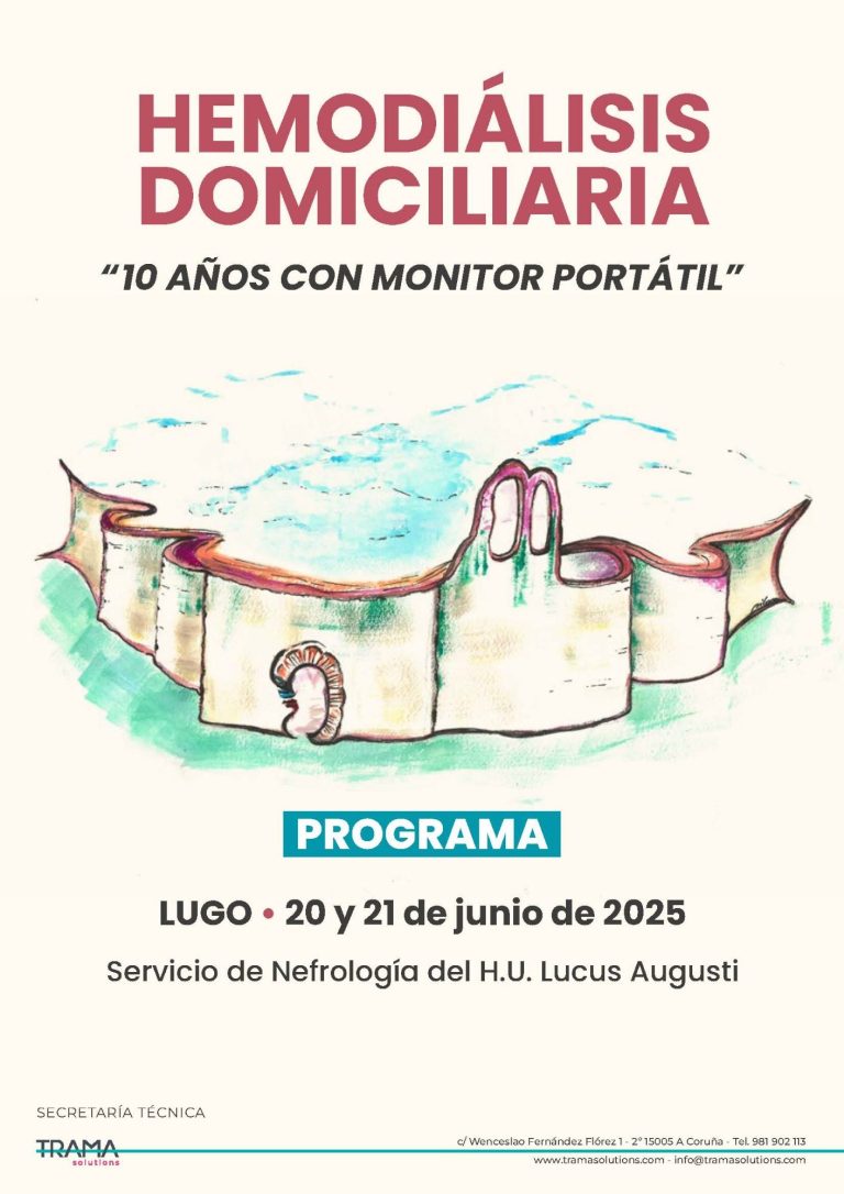 HD 10 años con monitor portátil Programa de hemodiálisis domiciliaria, 20 y 21 de junio de 2023, con monitor portátil.